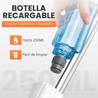 RELAXTY Mopa Spray con Mango Telescópico 126 cm y Cabezal 360° - Depósito 250ml, Almohadilla Reutilizable, Mopas de Limpieza Suelos de Todo Tipo, Paredes y Azulejos, Multisuperficie. - details 3