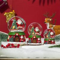 Globo De Agua Con Música LED De Navidad Tema Fantasía Decoración De Navidad En Forma De Bola De Cristal Con Figura De Dibujos Animados Pilotos Incluidos - details 3