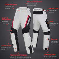 Chaqueta De Motocicleta Para Hombre Impermeable Con Pantalones De Motocross Equipamiento Protector De Moto Material Polyester Y Nylon - details 9
