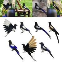 Adorno De Jardín De Imitación De Pájaro Magpie Para Fotografía De Propiedad Arte De Yard Landscape Micro Escenario Animal De Jardín - details 2
