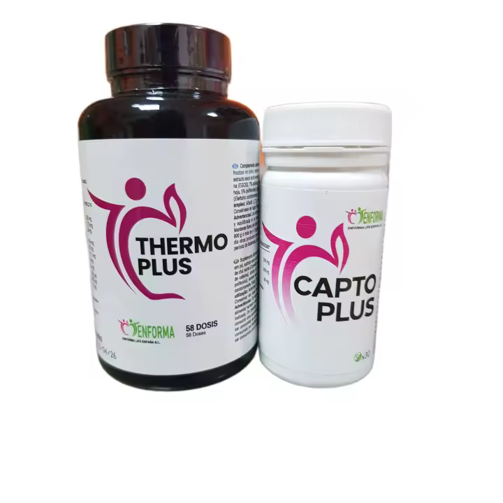 Enforma Life Thermoplus + Captoplus – Quemagrasa natural + Control de azúcar + Ingredientes vegetales - 1