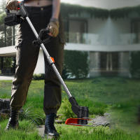 Cortacésped eléctrico inalámbrico de 500W, cortador potente de 6000PRM, herramienta de jardín ajustable con 2 piezas y batería de 21V - details 5