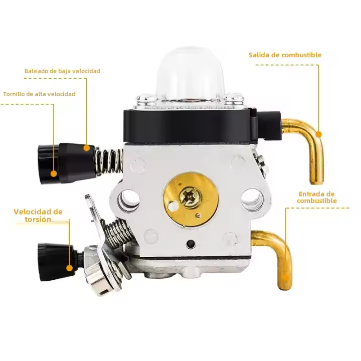 XCAN Carburador Para STIHL FS38 FS45 FS46 FS55 FS74 FS75 FS76 FS80 FS85 Herramienta De Jardín Cortacésped Eliminador De Malas Hierbas Pieza Individual - 1