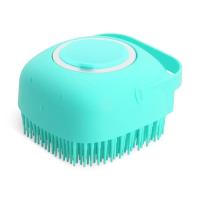 Cepillo De Baño Para Perros Y Gatos 80ml Paja De Silicona Suave Para Cabello Corto Masajeador De Peluquería Para Animales De Compañía - details 6