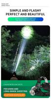 Linterna Frontal LED Super Brillante Con Lámpara XHP90 Impermeable Y Pantalla De Potencia Para Exploración Caza Pesca - details 6