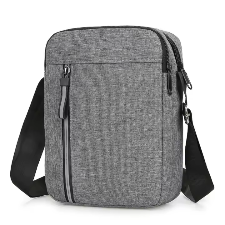 Nueva Bandolera Grande Para Hombre Bolsa De Hombro Impermeable Para Viajes Bolsa Mensajero Casual Bandolera Unisex - 1