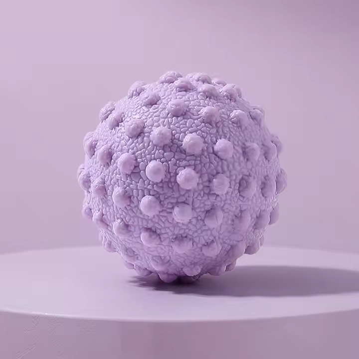 Bola De Masaje Fascia Punto Elevado TPR Maestro De Postura Yoga Bola Para Cintura Y Espalda Masajeador De Pies - 1