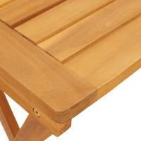 vidaXL Set de comedor de jardín plegable 3 pzas madera maciza acacia - details 5