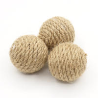 Juguete Para Gatos 10pcs Bola De Sisal Colorido Duradero Muela La Boca De La Bola Con Campana Estimula Los Dientes Y El Juguetumiento - details 8