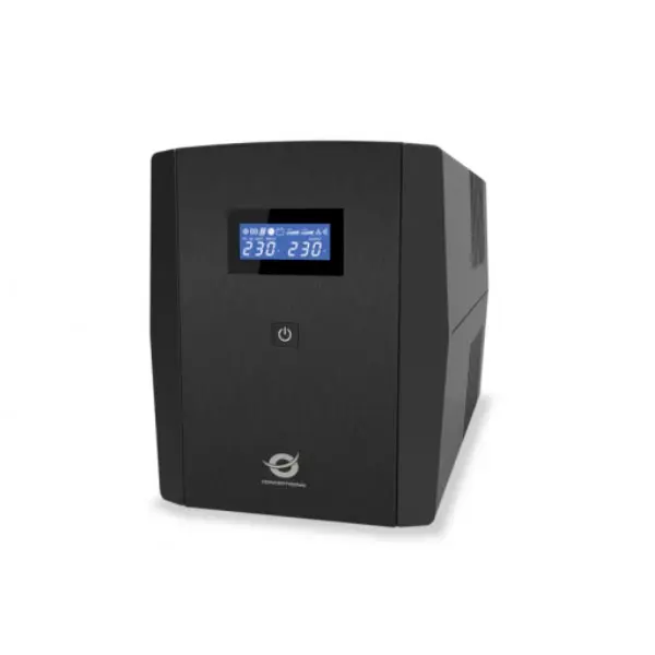 Sai 1200va conceptronic 720w 2 shucko + 3 iec proteccion puerto lan modem - 1