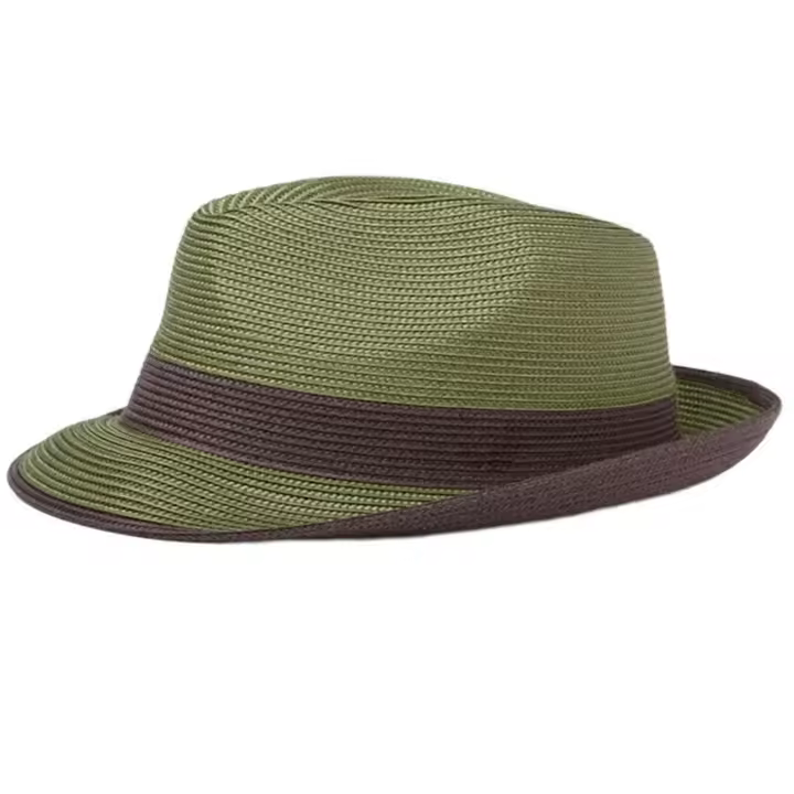 Señoras playa sombrillas sombrero de paja cara sombrero simple plegable sombrero a prueba de viento para hombres y mujeres actividad al aire libre camello - 1