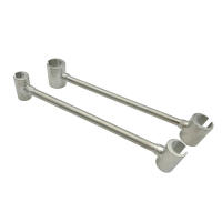 Llave Ajustable De Doble Cabeza Para Abrazaderas De Resorte Herramienta De Reparación De Ranuras De Ganchos Para Puertas Y Puertas De La Casa - details 3