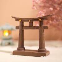Mini Puerta Torii Japonesa Estilo Shinto Para Jardín Arquitectura Asia Adorno De Casa Miniatura Decoración De Acuario Decoración Chino - details 3