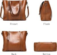 Bolsos de Mano para mujer de cuero elegante de gran capacidad Retro Vintage with Superior ASA - details 1