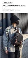 Nueva Mochila De Lona Pequeña Para Hombres Y Mujeres Bolsa Multifuncional De Hombro Para Viaje Con Capacidad Para Portátil Bolsa Escolar Rucksack Para Mujer - details 2