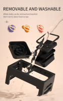 Els pet - Comedero Doble para Mascotas - Ajustable en Altura, Para comer lentamente, Antideslizante,Plegable - details 5