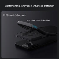 Funda Nillkin Para iPhone 16 pro Max/Pro/Plus/CamShield pro Cubierta De Cámara Deslizante Resistente a Arañazos Y Huellas Ligera Antideslizante PC+TPU - details 3