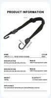 Cuerda Elástica Para Motocicleta SEAMETAL Correa De Fijación Para Casco Ajustable Tamaños 60cm/90cm Accesorio De Equipaje - details 10