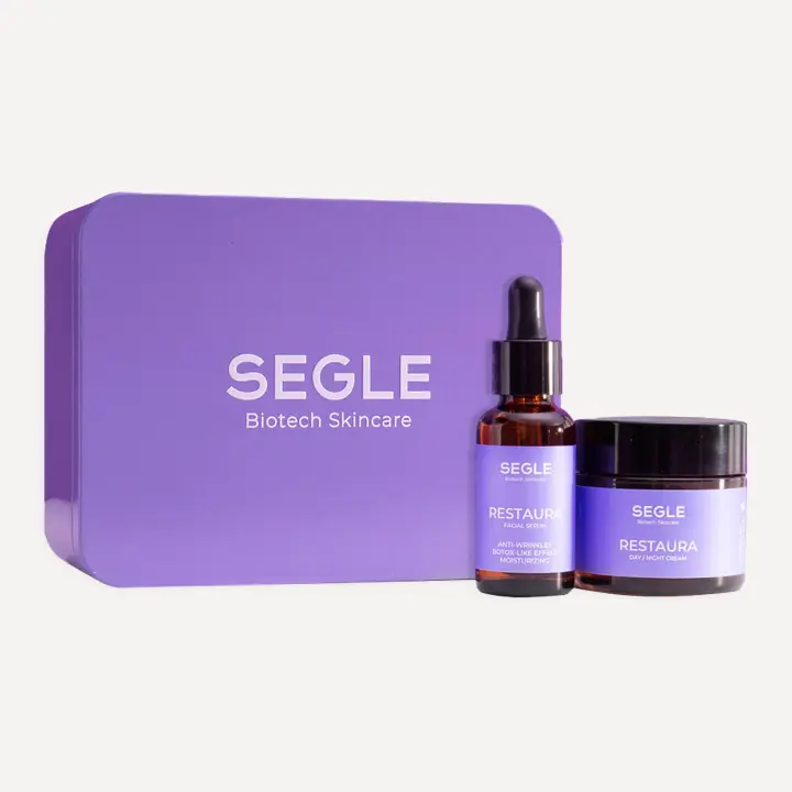 Segle Pack  Restaura Crema y Serum Hidratacion Profunda, Antiarruas Con Peptidos Con Efecto  BTX-LIKE - 1