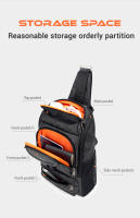 Bolsa De Pecho Tigernu 2022 Nueva Moda Con Diseño Innovador De Cremallera Multi-Bolsillos Impermeable Gran Capacidad Para Viajes - details 5