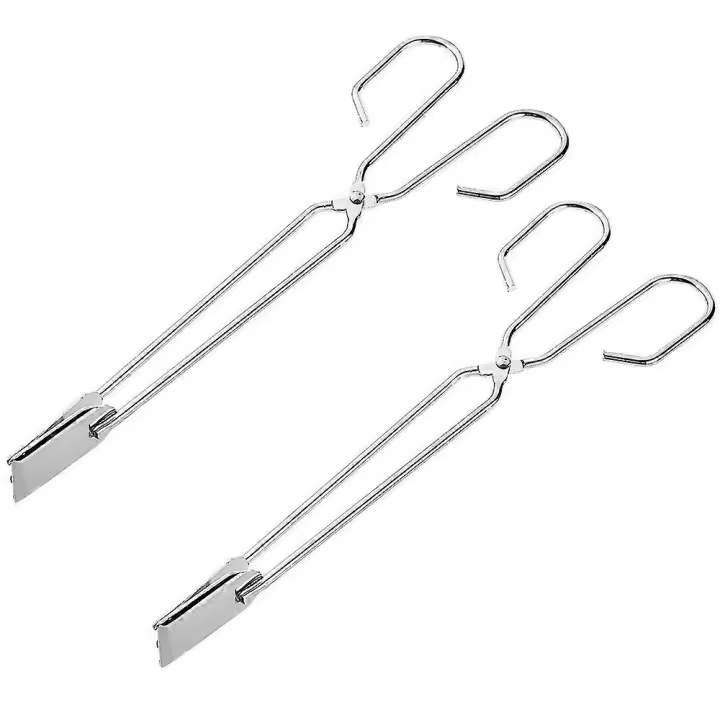 Camping BBQ Fireplace Pliers Fire Pit Tools Firewood Pliers Stove Household Clips BBQ Fireplace Pliers Tweezers Clips Fireplace Outdoor Camping Tools - 1
