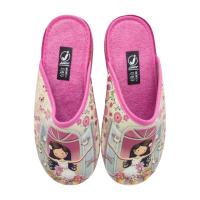 Zapatillas de Casa para Mujer de Verano color rosa de algodón y suela antideslizante - hechas en España Marca Javer - details 5