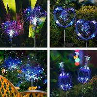 Lámpara De Jardín Solar LED Con Efecto De Fuego Decoración De Paisaje Exterior Fuente De Energía Solar Incluye Palillo De Instalación - details 0