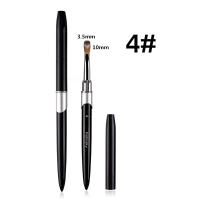 Cepillo De Uñas Kolinsky Sable 1PC Para Gel UV Acrílico Dibujo De Uñas Pincel Para Polvo Líquido Y Carving Pen DIY - details 2