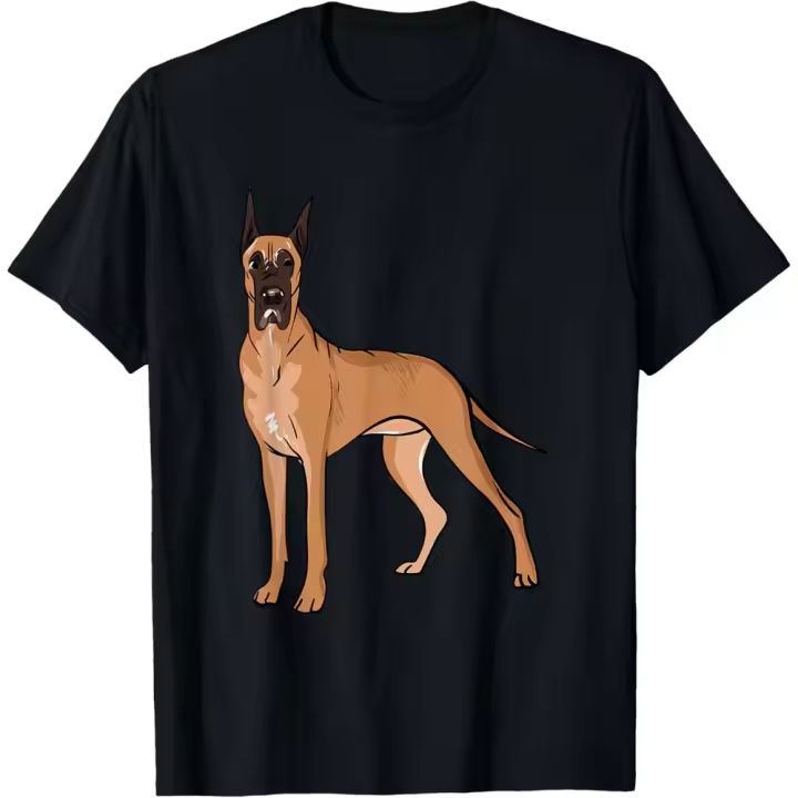 Camiseta de Manga Corta, 100% Algodón, Ropa Unisex para Hombres y Mujeres en 5 Tallas, Camiseta Negra, Cuello redondo con estampado. - 1