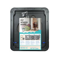 Puerta de Pets Segura y Fácil de Usar Función de Cierre Automático Grande para Perros y Gatos - details 17