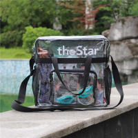 Bolso De Hombro Portátil Para Mujer Transparente De PVC Gran Capacidad Bolsa De Mano Cruzada Estilo Satchel Bolsa De Compras - details 0