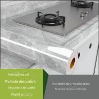 Papel Tapiz Vinilo Antigoteado De Marmol Autoadhesivo Impermeable Para Decoración De Cocina Resistente a La Humedad Y Moho - details 11