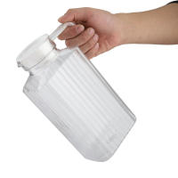 Botella De Acrylic Transparente Para Jugo Y Agua Fría Con Tapa Para Bar Y Hogar Juguete De Agua Fría Botella De Jugo - details 4