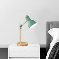 Lámpara de mesa, pequeña lámpara de mesa de madera, ajustable de madera, lámpara de noche de madera de tres colores, lámpara de mesa con protección para los ojos adecuada para dormitorios universitarios - details 3