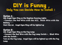 Lámpara De Foco LED Para Toyota Vios/Yaris Sedán 2013-2017 Luz Diurna De Día Y Señal De Giro 12V Accesorios De Coche Negra Alta Luminosidad Duración Longitudinal - details 3