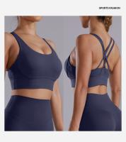 Vnazvnasi Top Deportivo Para Mujer Ropa De Gimnasio Sujetador De Yoga Top De Gimnasio Sujetador Sin Cierre Secado Rápido Nylon - details 6