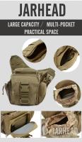 Bolsa Mensajera Táctica 900D Para Hombres Bolsa De Hombro Cruzada Impermeable Para Camping Y Fotografía DSLR Camuflada - details 6