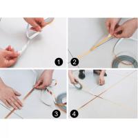Cinta Adhesiva Para Pared Y Piso Impermeable 50M Dorada Y Negra Self-Adhesive Para Cubierta De Juntas De Azulejos Decoración Del Hogar - details 15