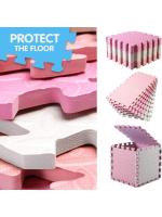 1 Pcs Tapete De Piso Para Juegos Bebé Espuma Suave Y Segura Eva Tapete De Ejercicio Para Casa Y Gimnasio En Blanco Beige Gris Y Otros Colores DIY Gratis - details 4