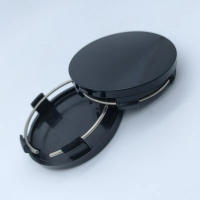 4Pcs 60mm Tapas De Centro De Eje Para Ruedas De Coche Universales En Negro Y Plateado Adecuadas Para La Mayoría De Los Vehículos Piezas De Repuesto Para Neumáticos Y Ruedas - details 3