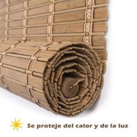 MEJORADA Estor de Bambú Enrollable para Ventana y Puerta, Cortina Persiana de Madera Incluye Accesorios (DIMENSIONES ANCHO X LARGO) - details 13