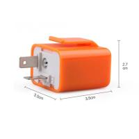 Relé De Flasher LED Para Motocicleta Ajustable En Frecuencia Luz De Señalización Cuadrada 12V Indicador De Flashing - details 7