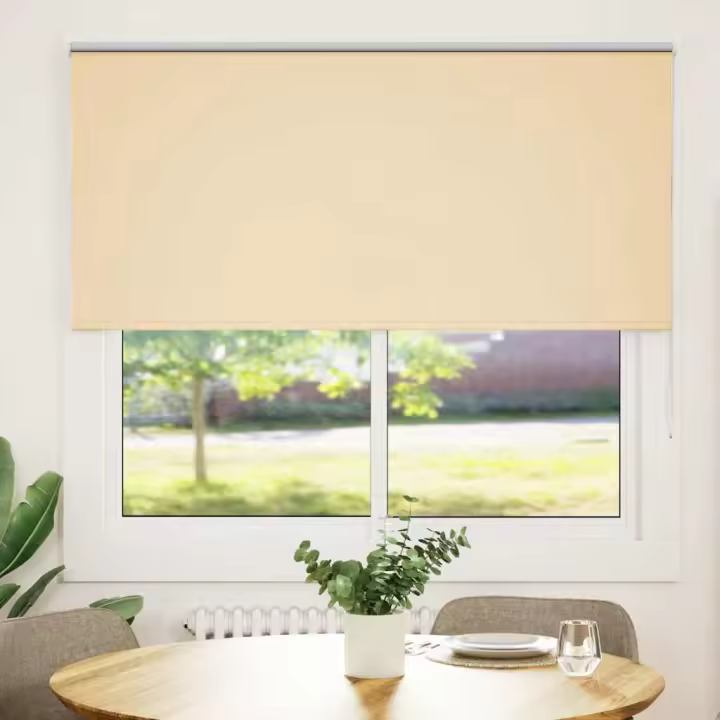 Estor Enrollable Opaco Beige 155x175 cm Tela Ancho 151,6 cm - 1
