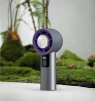 Ventilador de mano 2025, portátil, con pantalla digital inteligente, ventilador de escritorio para el hogar, ventilador pequeño con compresa fría - details 1
