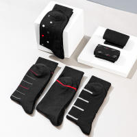 6 Pares De Calcetines De Negocios Para Hombre De Algodón De Alta Calidad Diseño De Moda Talla Grande Calcetines Deportivos Suaves Y Comprimidos - details 6