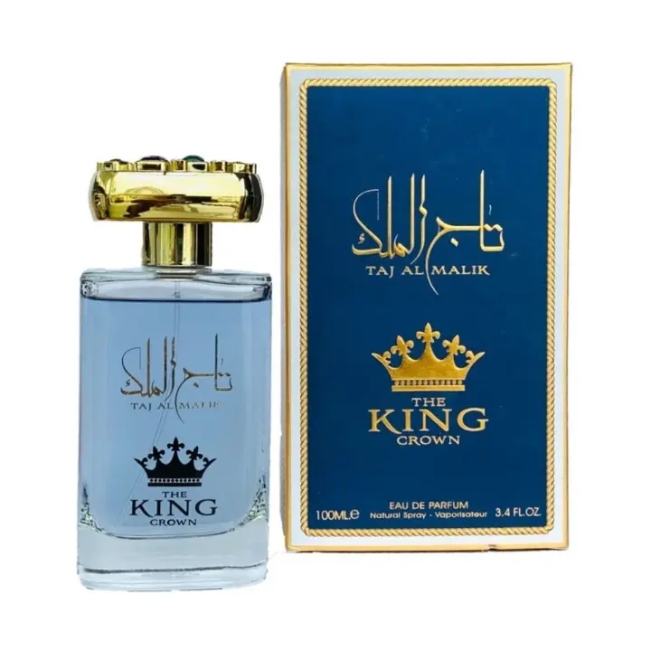 Perfume árabe Masculina Taj Al Malik The King Crown Ard+Al+Zaafaran 100ml ,Fragancia masculina fresca, especiada, duradera ,Colonia de hombre ligera ,veraniega NOVEDAD - 1