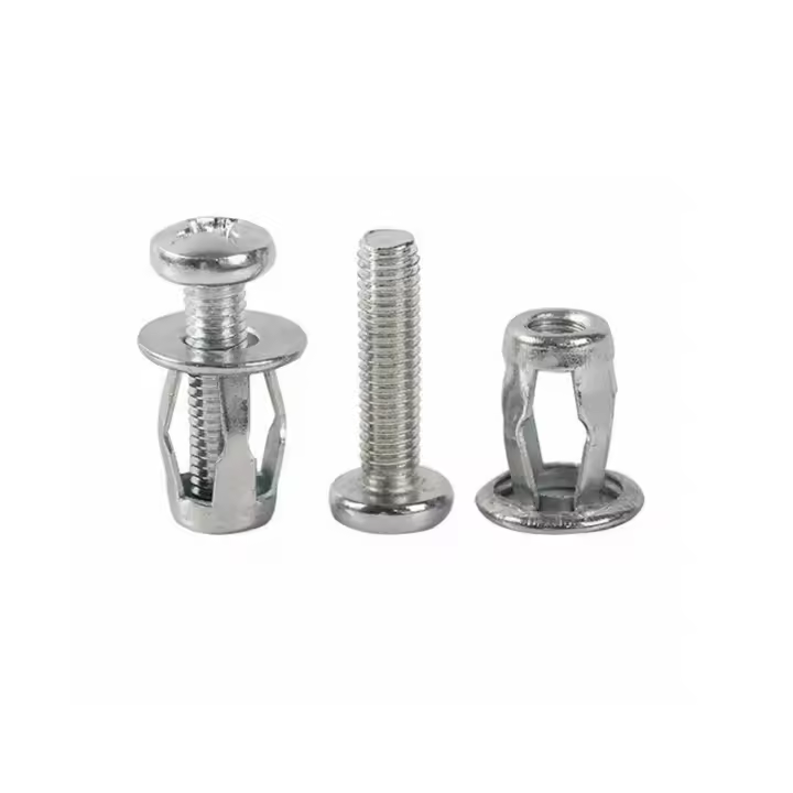 10pcs Nuts Para Tornillos De Acero Metálico M4 M5 M6 M8 Nuts Petalos Para Pared Hueca Y Linea De Hierro Skin - 1