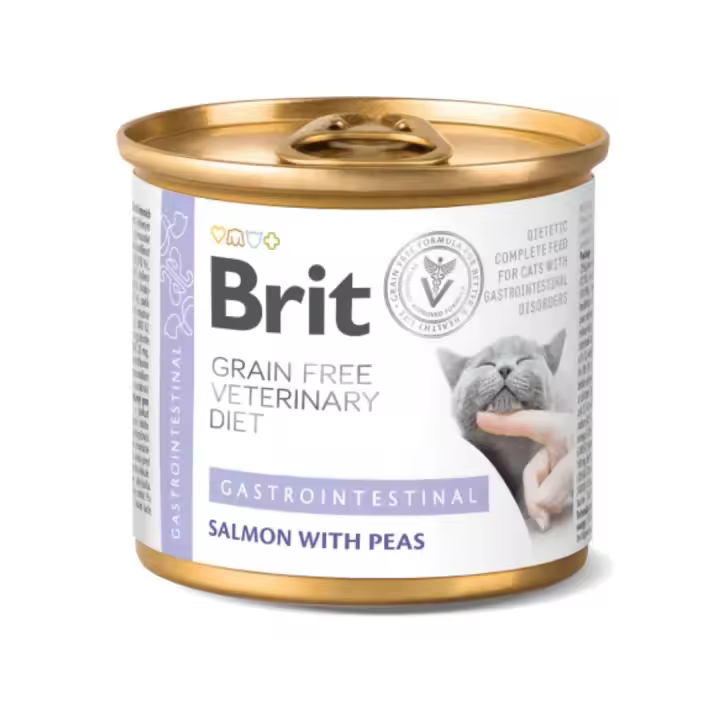 Brit GF Veterinary Diet Gastrointestinal Latas para Gatos 6 x 200gr - 1