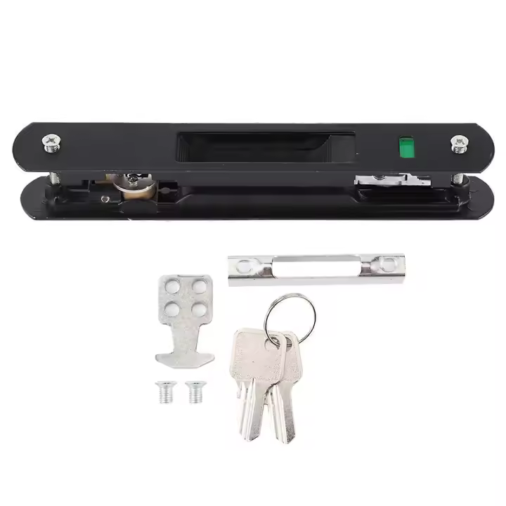 Puerta corredera ventana gancho cerradura moderna puerta móvil doble cara cerradura captura para el hogar - 1