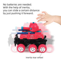Juguete De Coche De Acero Inercia Para Niños Vehículo De Mano Con Ruedas 4 Y 6 Camión De Basura Con Retroceso Herramienta Educativa Para Niños Mayores De 3 Años - details 3